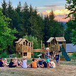 Zecamping 3 Chiens Acceptes Vue Vallee Environnement Calme Luxuszelt Châtel-Montagne
