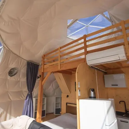 Zecamping 3 étoiles Chiens Acceptés Vue Vallée Environnement Calme Tente de luxe Châtel-Montagne