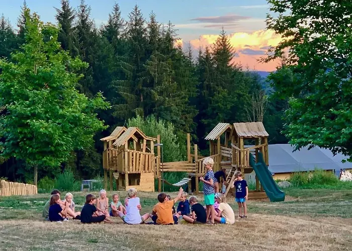 3 Etoiles - Piscine - Ccbeead 豪华帐篷 Châtel-Montagne