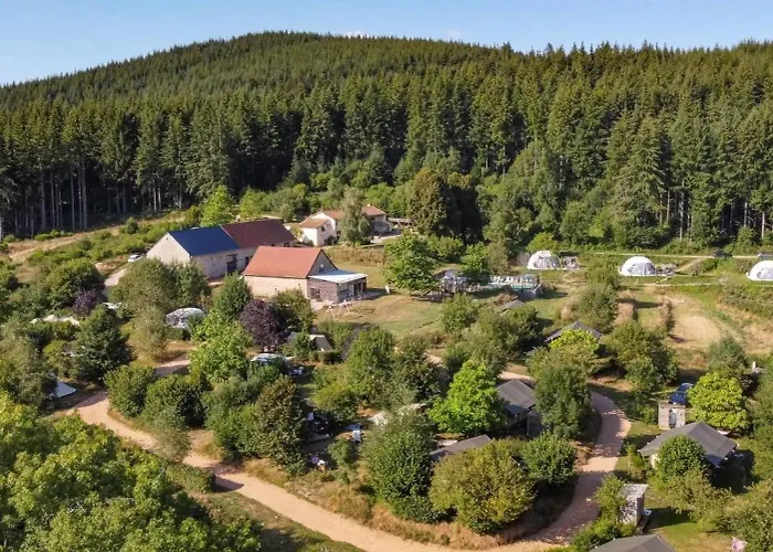 Luxury tent Zecamping 3 Chiens Acceptes Vue Vallee Environnement Calme 3*