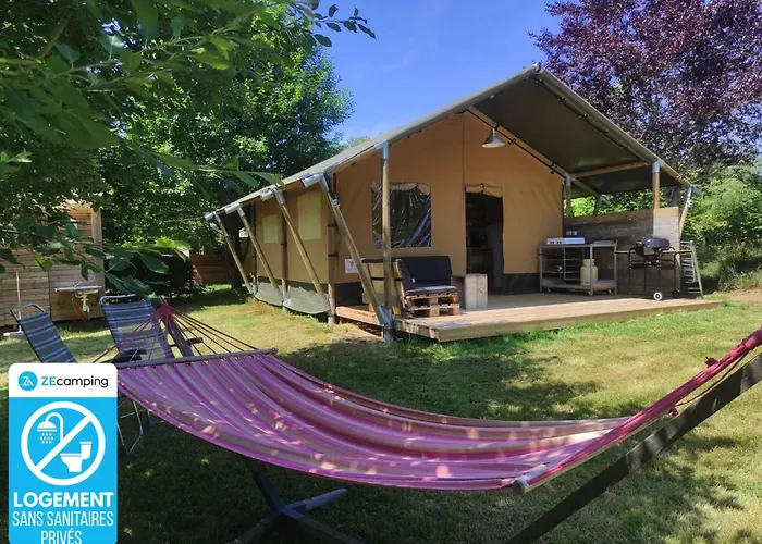 Zecamping 3 Chiens Acceptes Vue Vallee Environnement Calme Luxury tent 3*