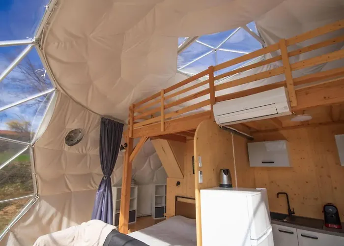 Zecamping 3 Chiens Acceptes Vue Vallee Environnement Calme Luxury tent Chatel-Montagne