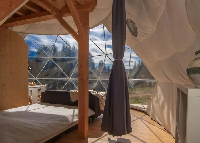 Luxury tent Zecamping 3 Chiens Acceptes Vue Vallee Environnement Calme